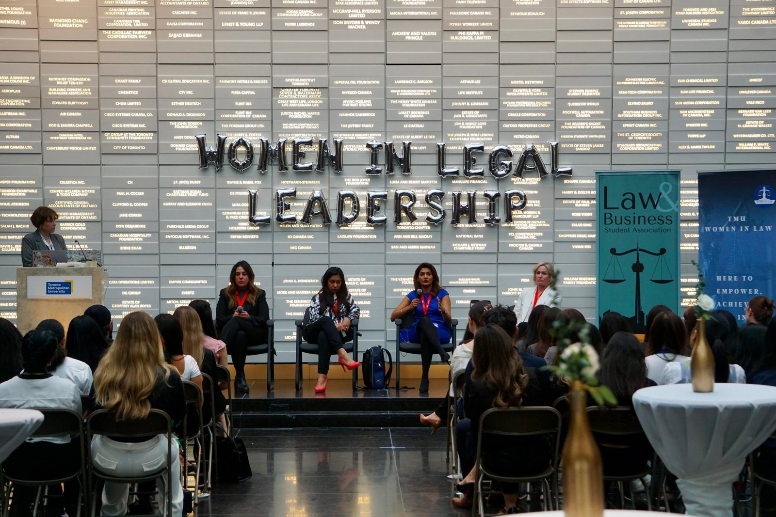 Women in Legal Leadership Panel at Toronto Metropolitan University